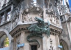 IMG 4729  The main square in Munich. See the stone villagers running away from the dragon.