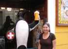 IMG 9624  Madrid - Bema with a beer Penguin.