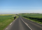 IMG 2716  Villers Bretonneux  -  On the way to the memorial for the ceremony.