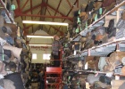 IMG 2959  Lewis and Harris Island  A warehouse full of Harris tweed.