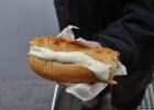 DSC 1425  A fried carp baguette, Nuremberg.