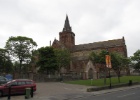 IMG 0494  St Magnus Cathedral, Kirkwall, Orkney  Construction of this cathedral begun in 1137, making it one of Britain's oldest. It has its own dungeon.
